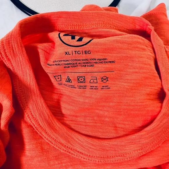 NEW 47 Brand Denver Bronchos T-Shirt Short Sleeve Graphic Print Orange Size XL - Picture 4 of 5